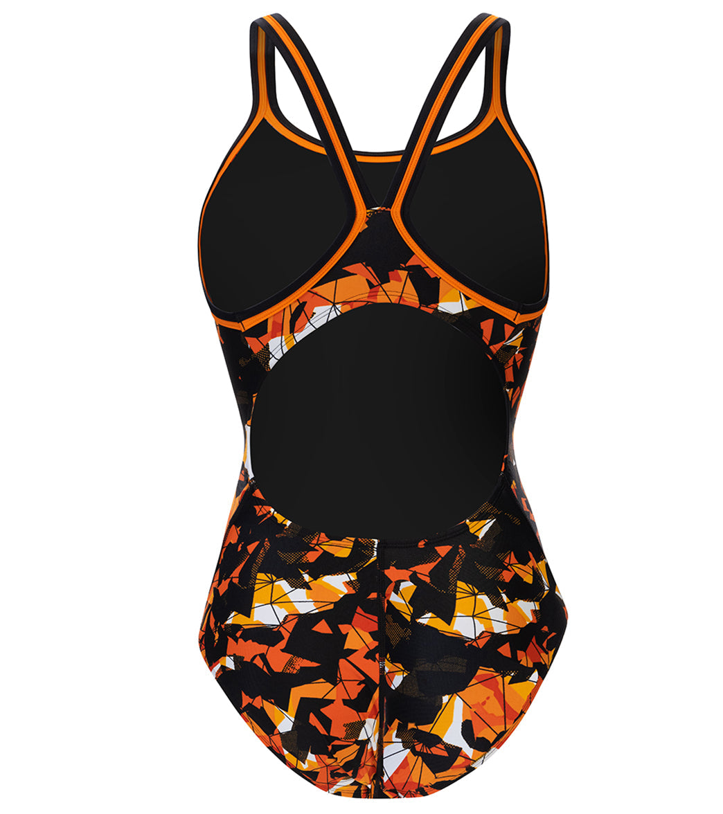 Dolfin Women's Xtrasleek Implode DBX Back One Piece Swimsuit