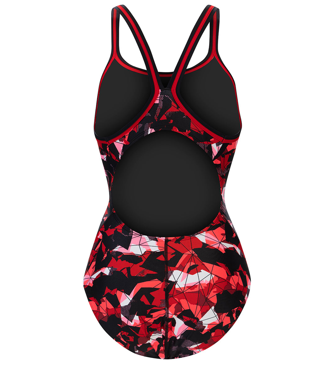 Dolfin Women's Xtrasleek Implode DBX Back One Piece Swimsuit