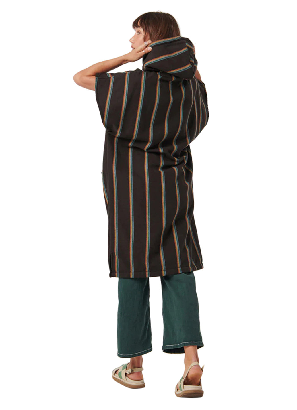 Slowtide Unisex Baja Stripe Fouta Changing Poncho