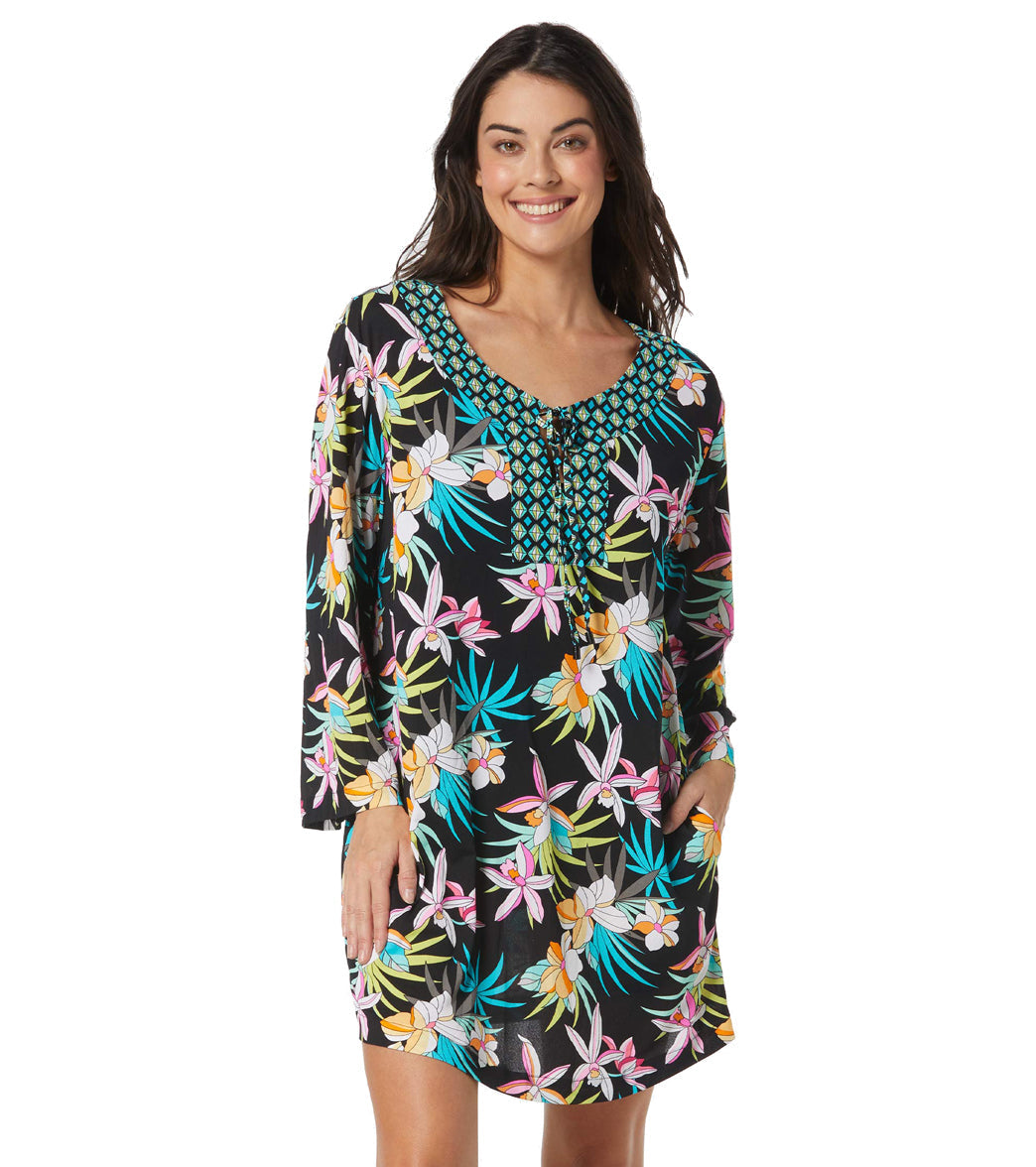 Beach House Women's Tropic Bloom Faye Caftan