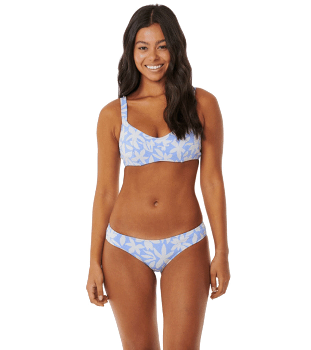 Rip Curl Women's Holiday Tropics Crop Bikini Top (D-DD Cup)
