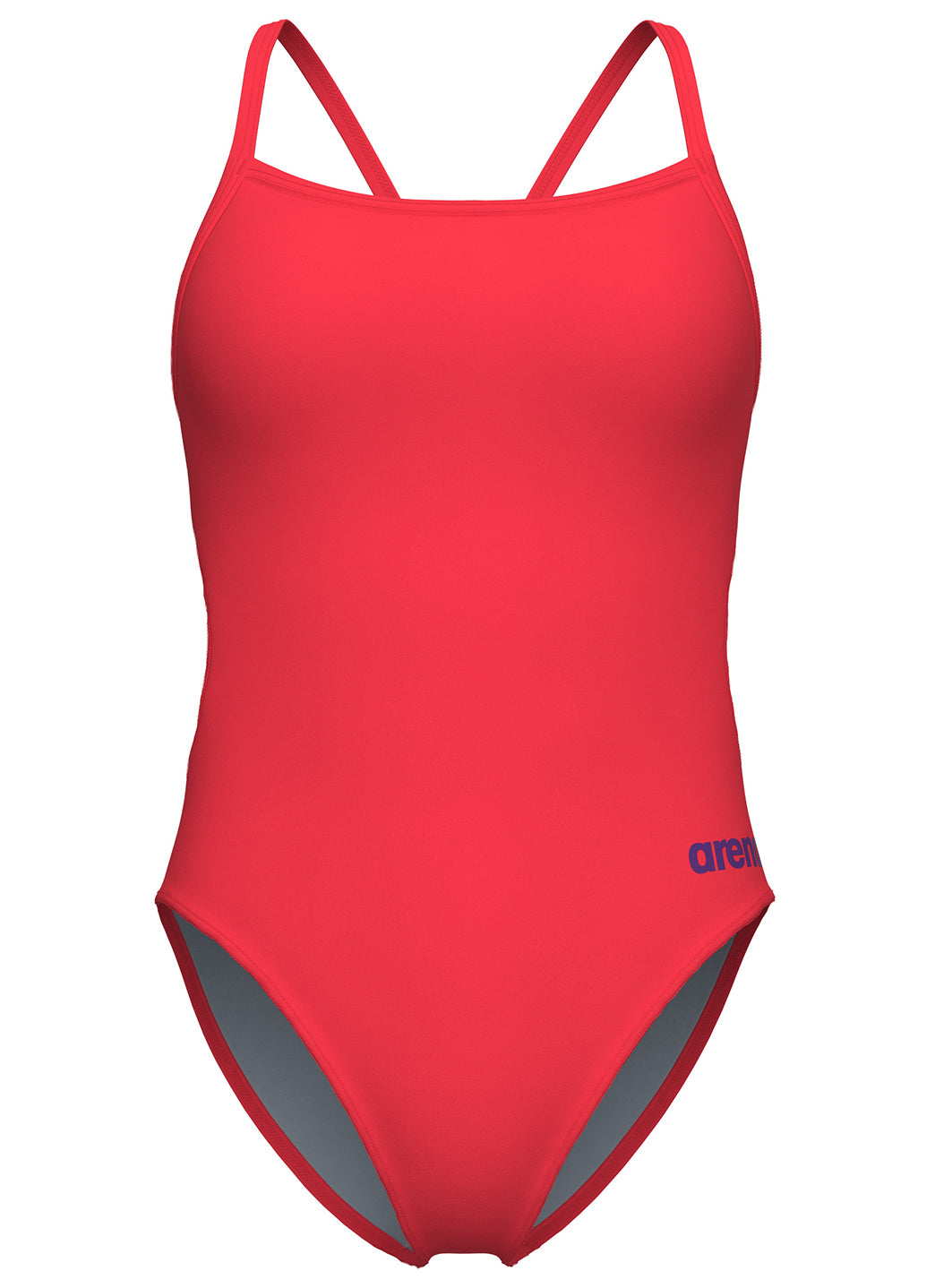Arena Women's Solid Challenge Back One Piece Swimsuit Bright Coral/Plum