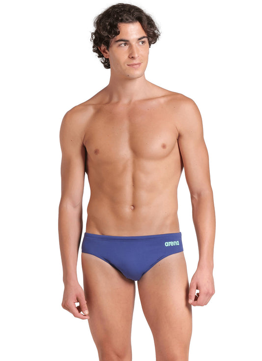Arena Men's Solid Brief Swimsuit Future Dusk/Water