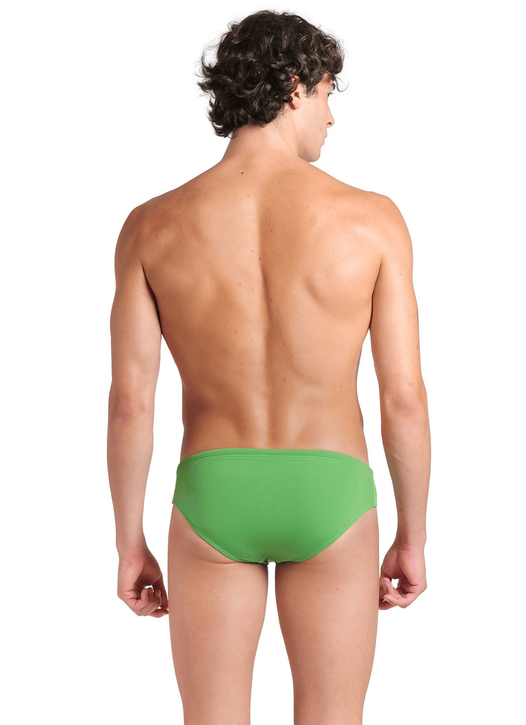 Arena Men's Solid Brief Swimsuit Team Green