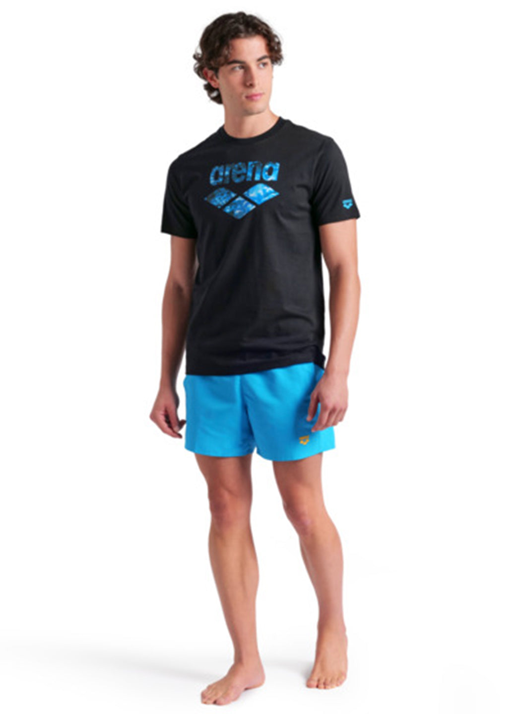 Arena Men's Water Print Short Sleeve T-Shirt