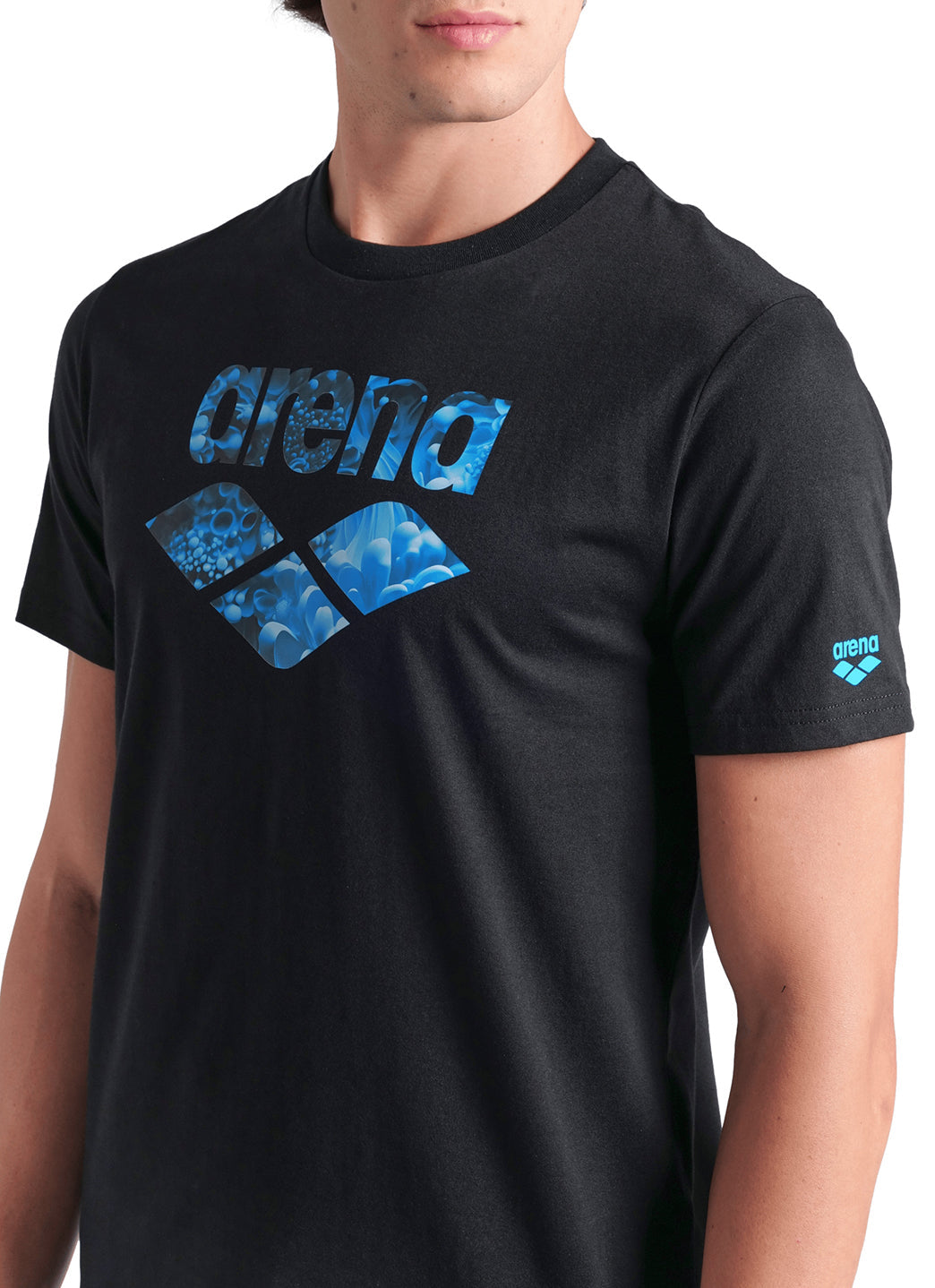 Arena Men's Water Print Short Sleeve T-Shirt