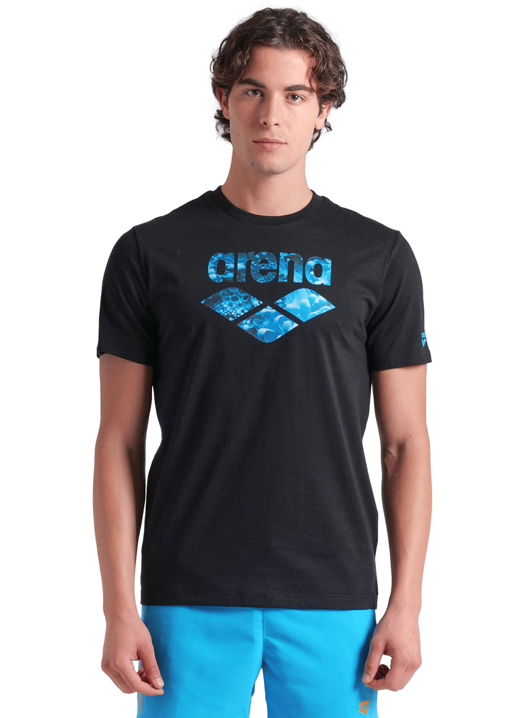 Arena Men's Water Print Short Sleeve T-Shirt