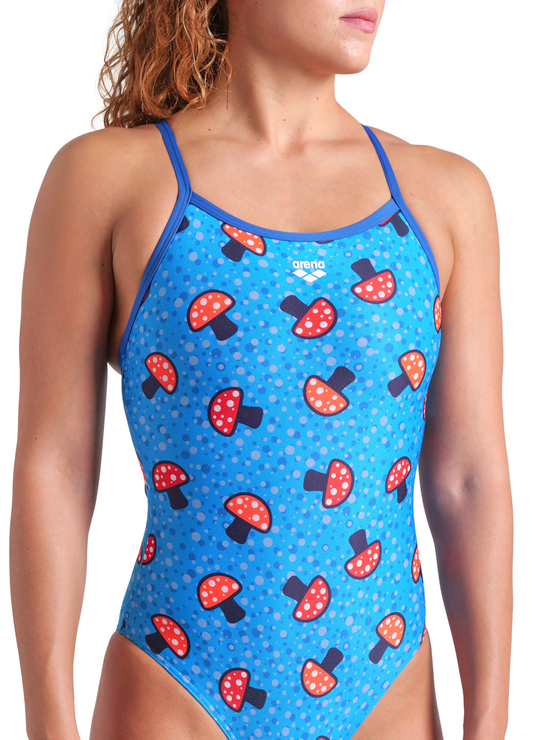 Arena Women's Mushrooms Lightdrop Back One Piece Swimsuit