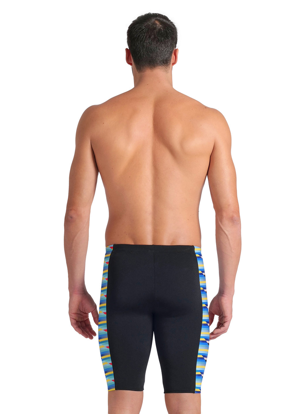 Arena Men's Racing Stripe Jammer Swimsuit