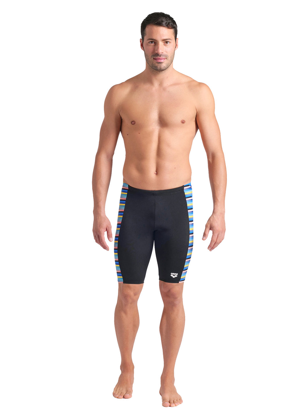 Arena Men's Racing Stripe Jammer Swimsuit