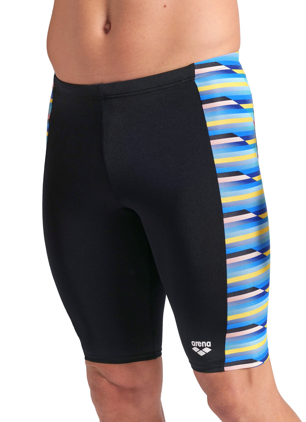 Arena Men's Racing Stripe Jammer Swimsuit