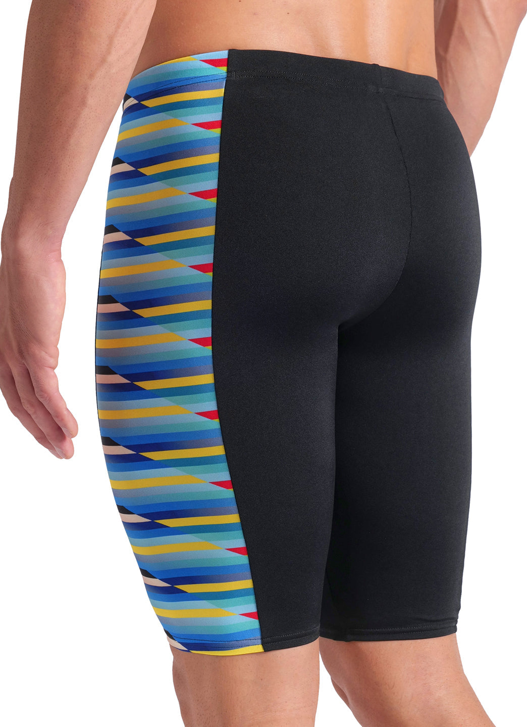 Arena Men's Racing Stripe Jammer Swimsuit