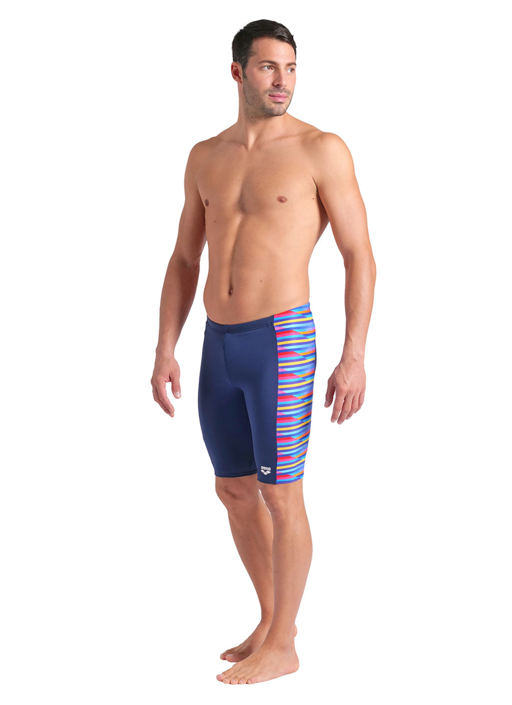 Arena Men's Racing Stripe Jammer Swimsuit