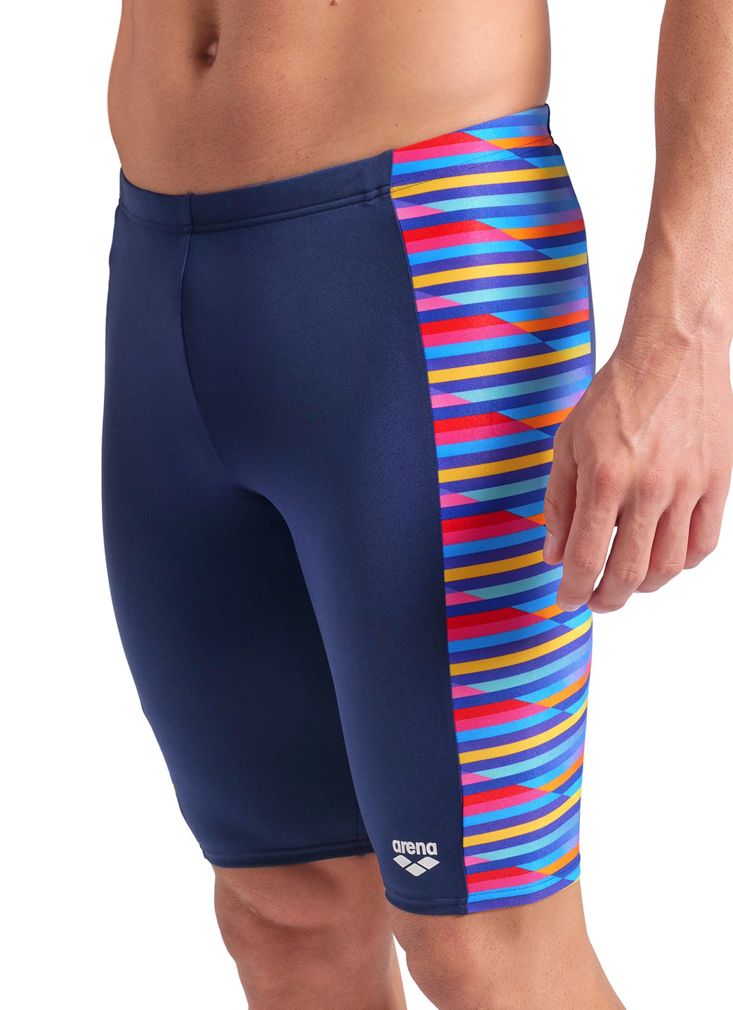 Arena Men's Racing Stripe Jammer Swimsuit