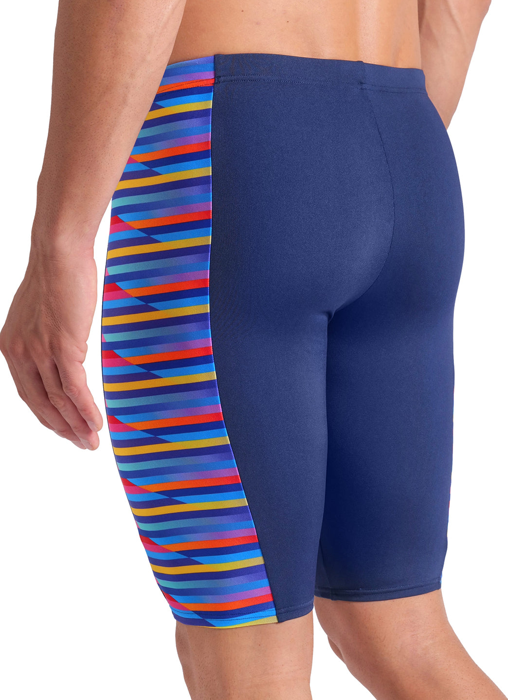 Arena Men's Racing Stripe Jammer Swimsuit