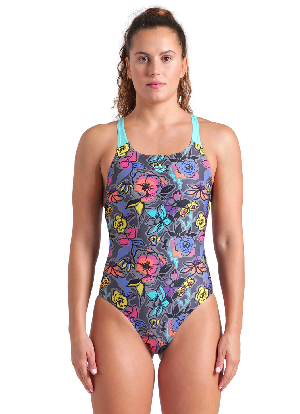 Arena Women's Vivid Repeat Pro Back One Piece Swimsuit