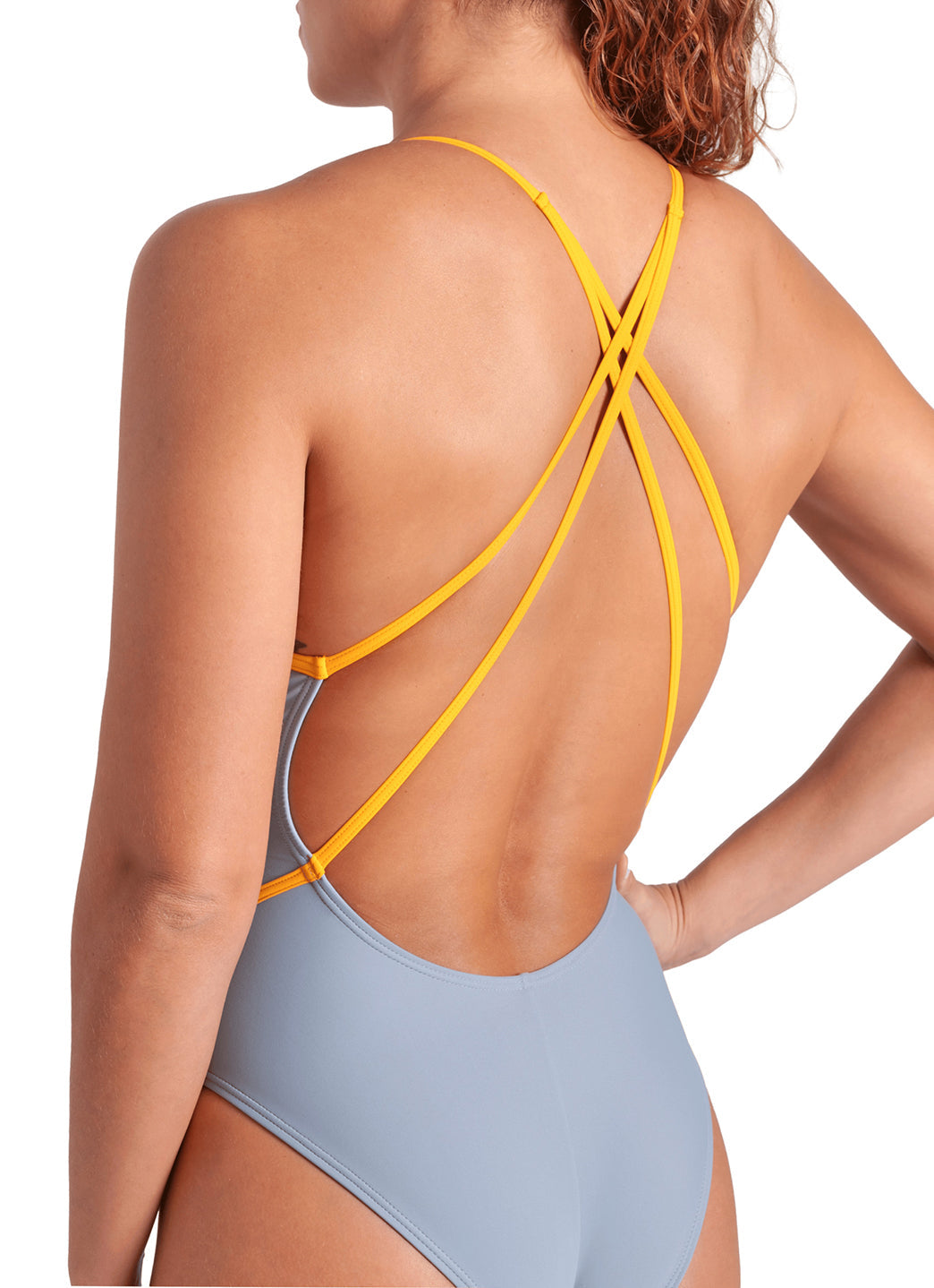 Arena Women's Solid Web Back One Piece Swimsuit