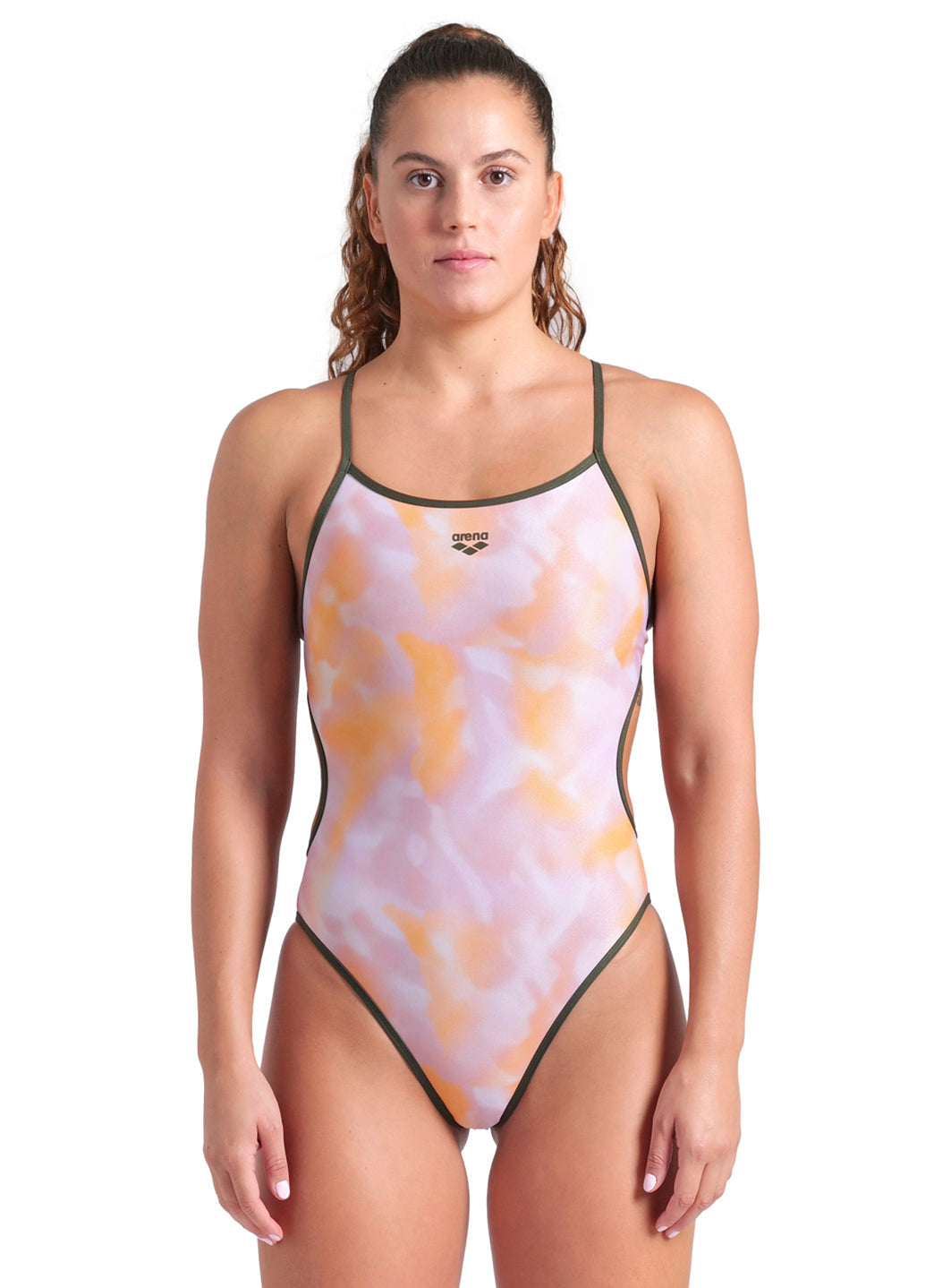 Arena Women's Allover Reversible Challenge Back One Piece Swimsuit