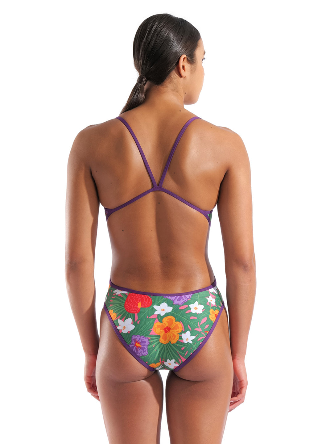 Arena Women's Allover Reversible Challenge Back One Piece Swimsuit