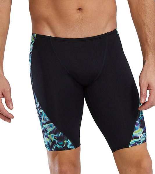 TYR Men's Energia Blade Splice Durafast Elite Jammer Swimsuit