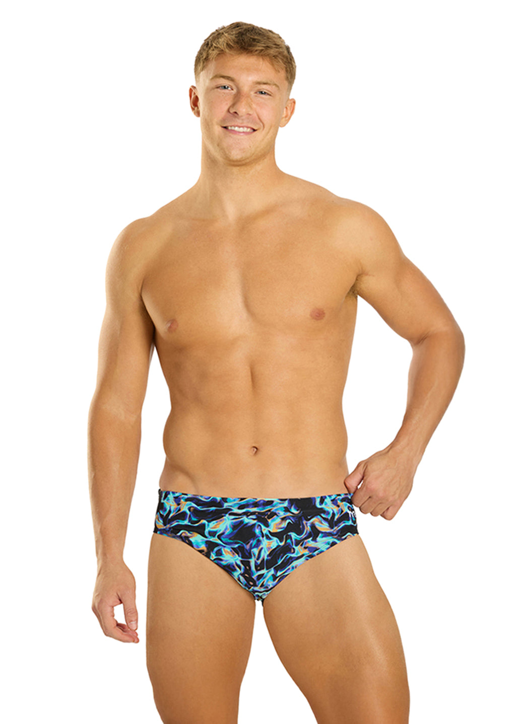 TYR Men's Energia Durafast Elite Brief Swimsuit