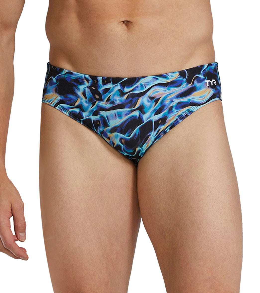 TYR Men's Energia Durafast Elite Brief Swimsuit