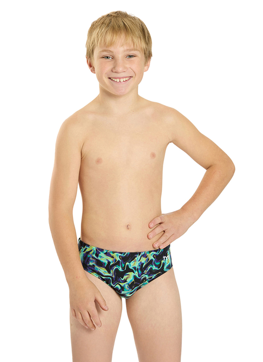 TYR Men's Energia Durafast Elite Brief Swimsuit