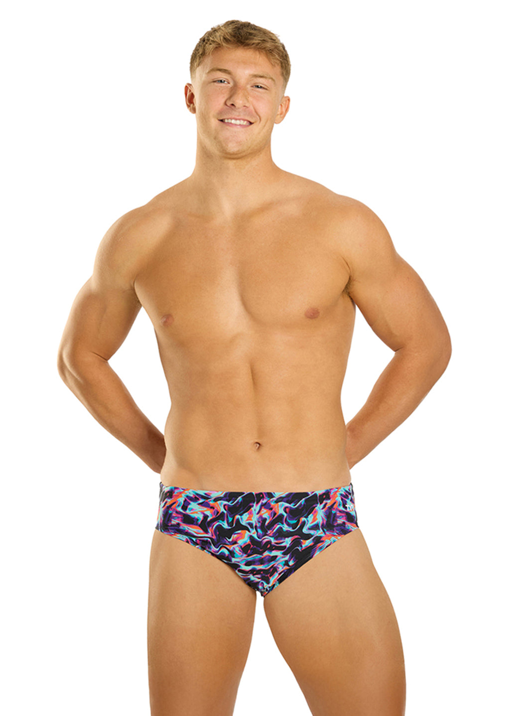 TYR Men's Energia Durafast Elite Brief Swimsuit