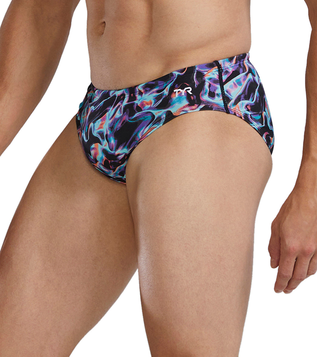 TYR Men's Energia Durafast Elite Brief Swimsuit