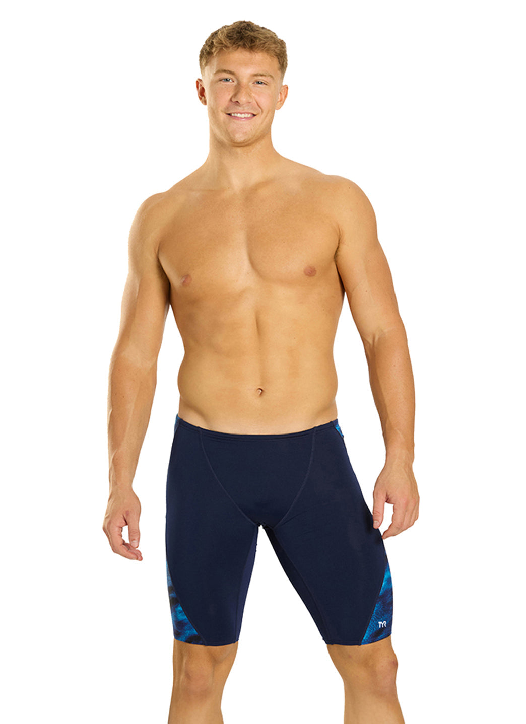 TYR Men's Soren Blade Splice Durafast Elite Jammer Swimsuit