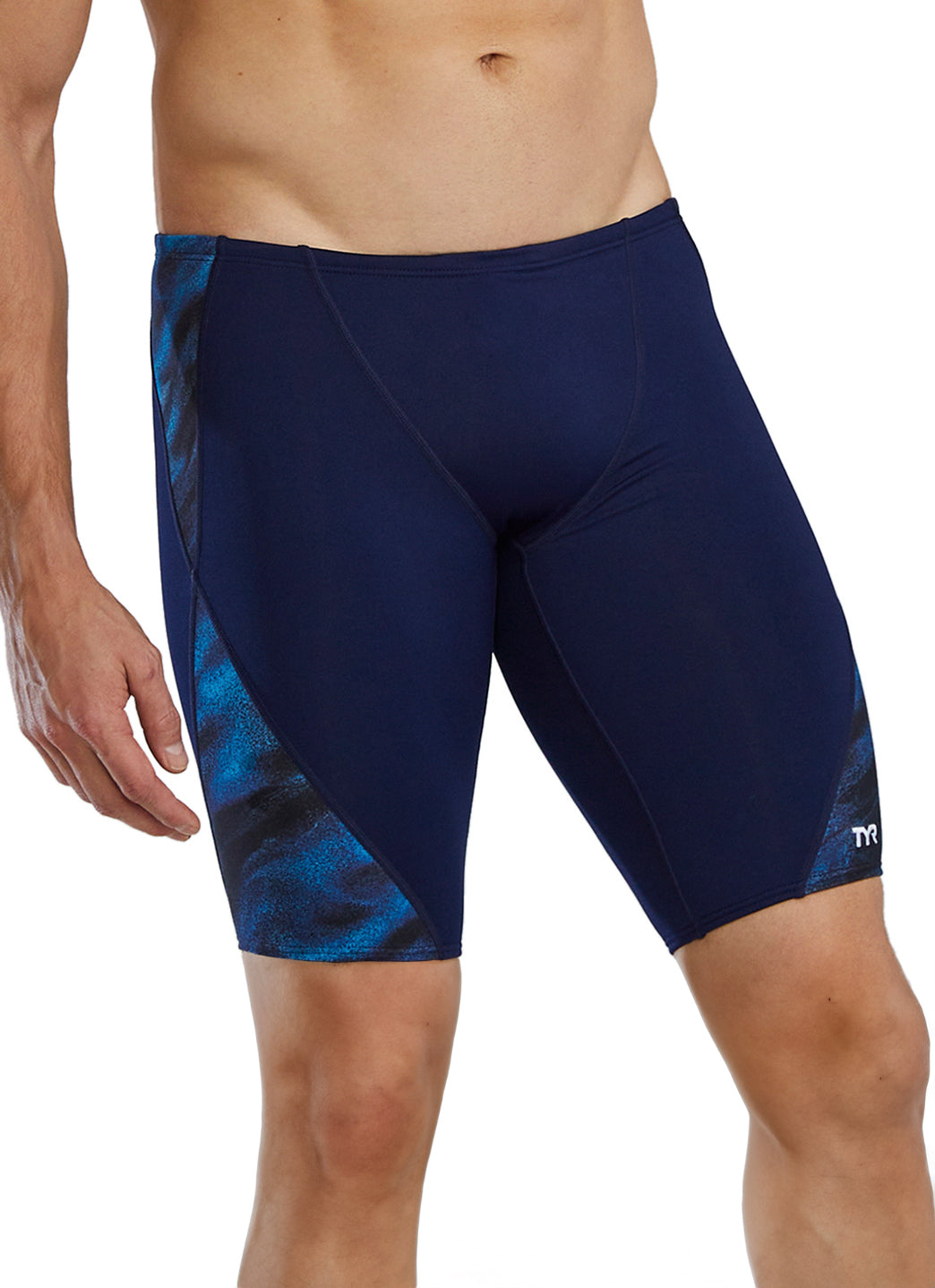 TYR Men's Soren Blade Splice Durafast Elite Jammer Swimsuit