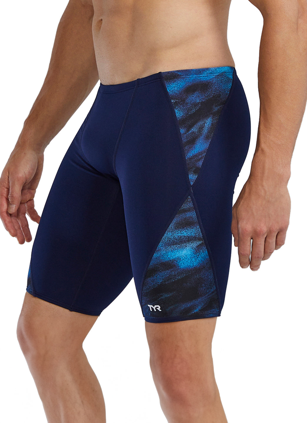 TYR Men's Soren Blade Splice Durafast Elite Jammer Swimsuit