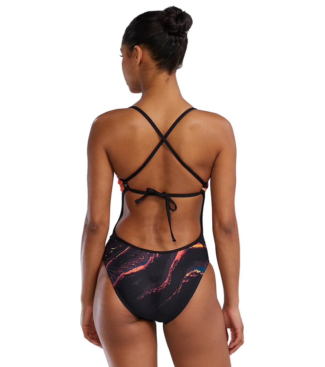 TYR Women's Vesuvius Crosscut Tieback One Piece Swimsuit