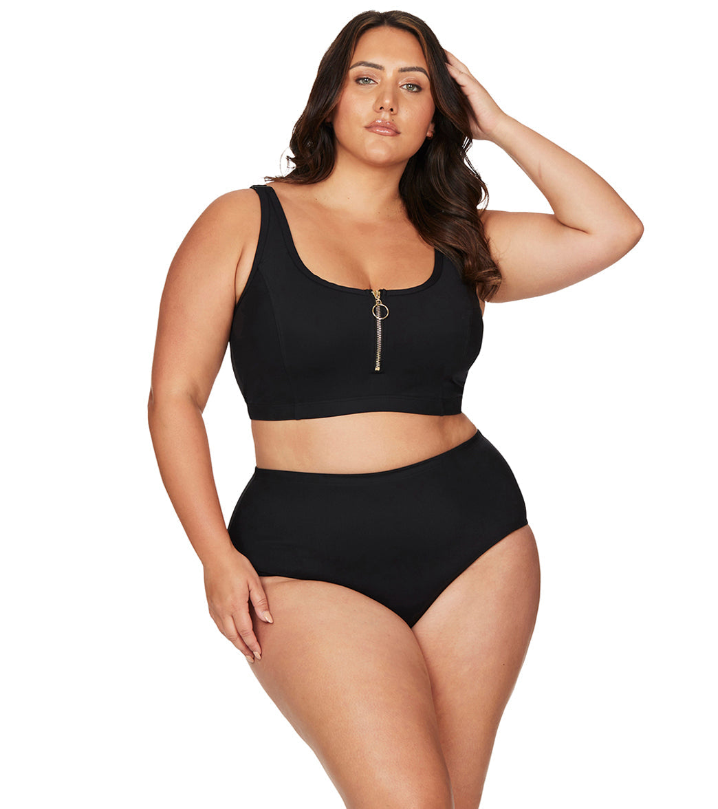 Artesands Woman's Plus Size Sculpt Fuseli Bikini Top