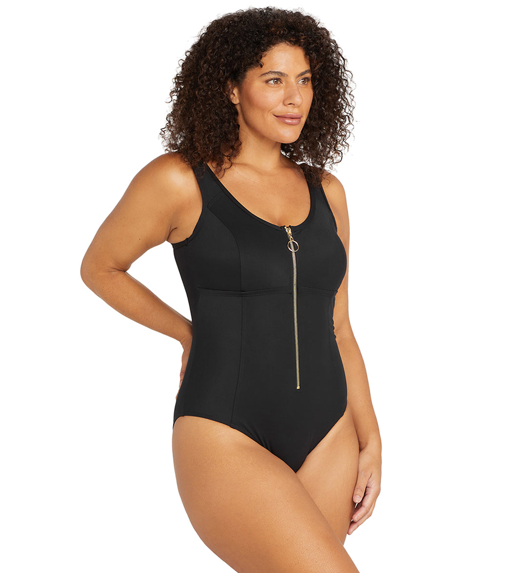 Artesands Woman's Plus Size Sculpt Fuseli One Piece Swimsuit
