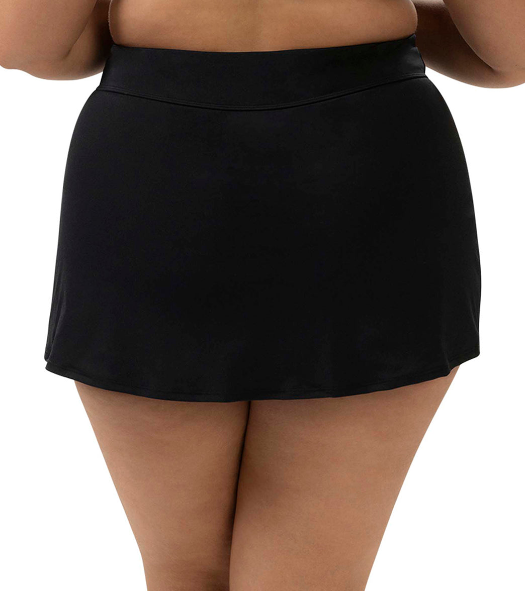 Dolfin Aquashape Women's High Waisted Wrap Front Swim Skort