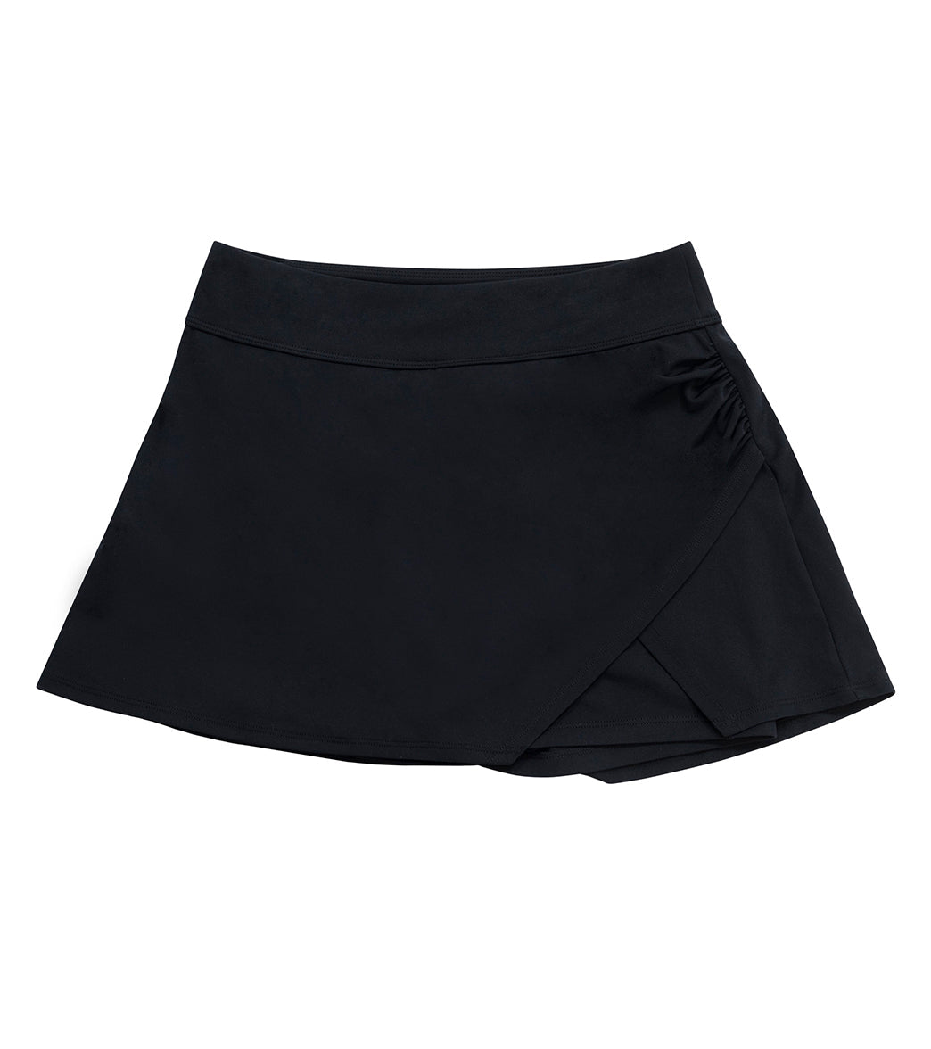 Dolfin Aquashape Women's High Waisted Wrap Front Swim Skort