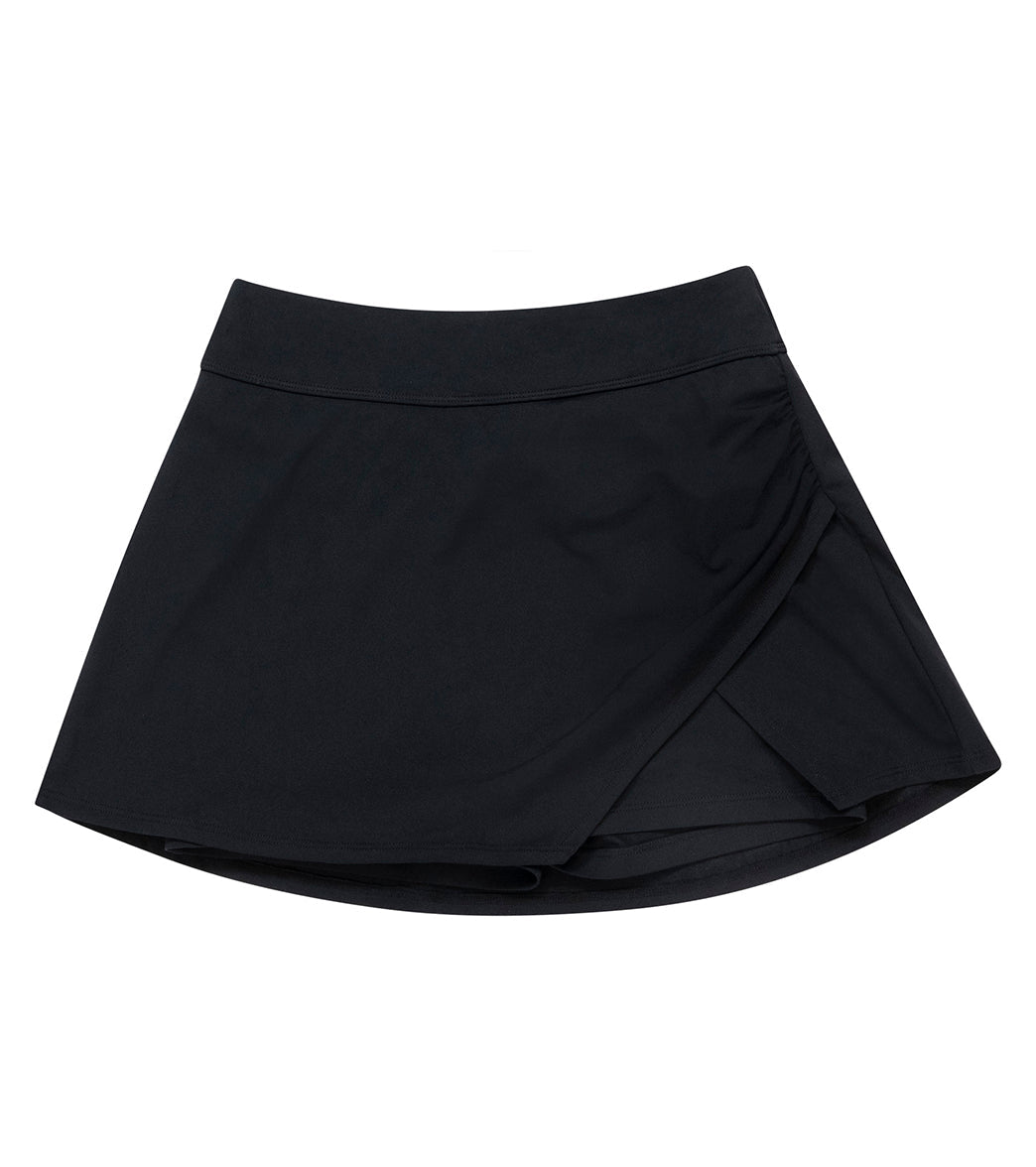 Dolfin Aquashape Women's High Waisted Wrap Front Swim Skort