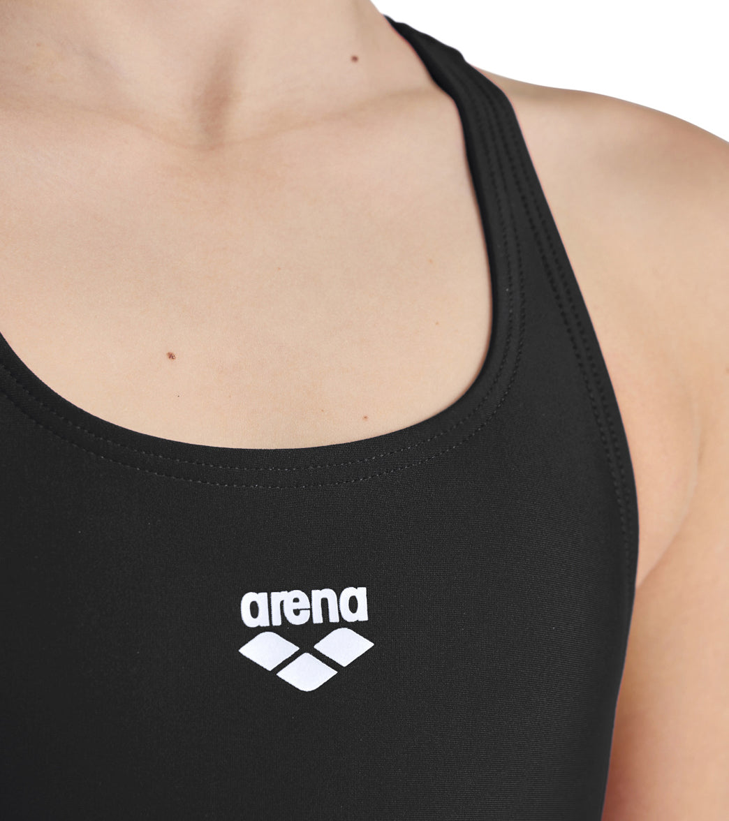 Arena Girls' Dynamo Solid One Piece Swimsuit (Little Kid, Big Kid)