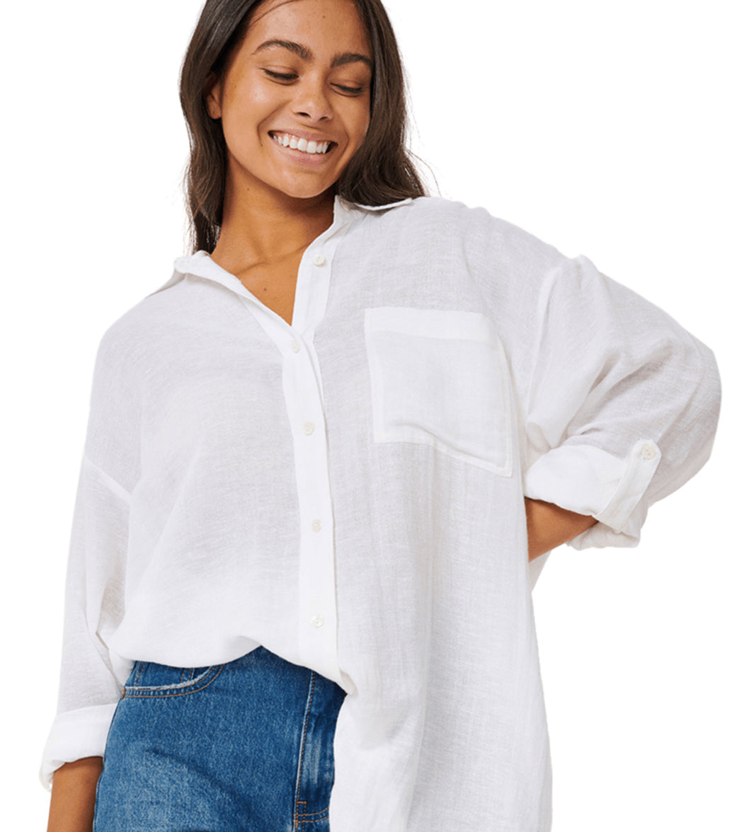 Rip Curl Women's Premium Surf Holiday Cover Up Shirt