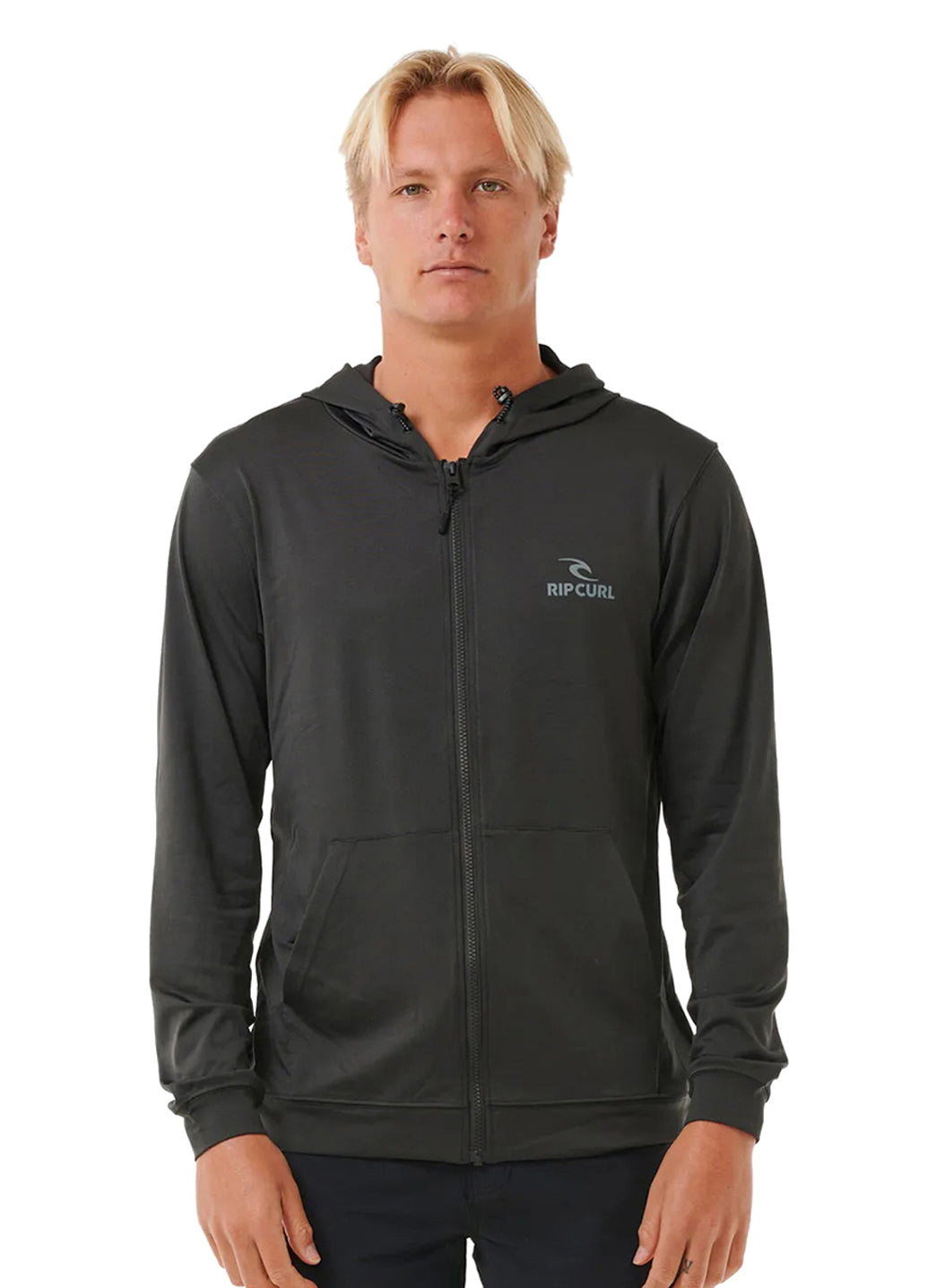 Rip Curl Men's Stack UPF 50 Zip Thru Hood Surf Shirt