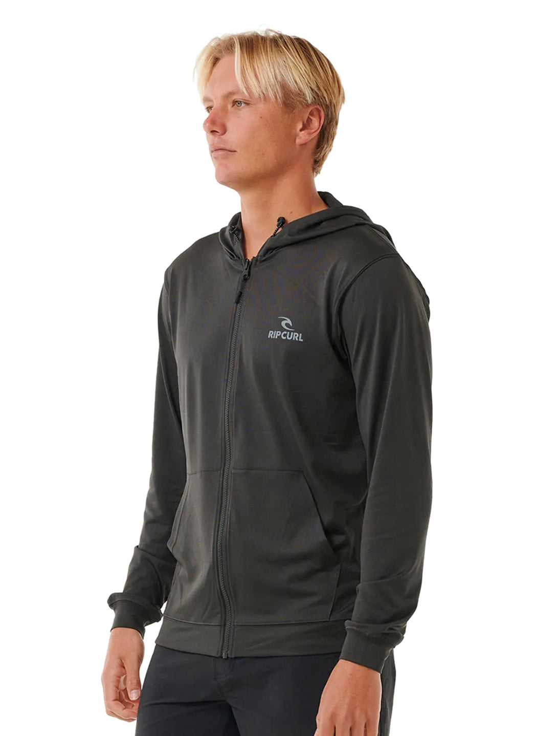 Rip Curl Men's Stack UPF 50 Zip Thru Hood Surf Shirt