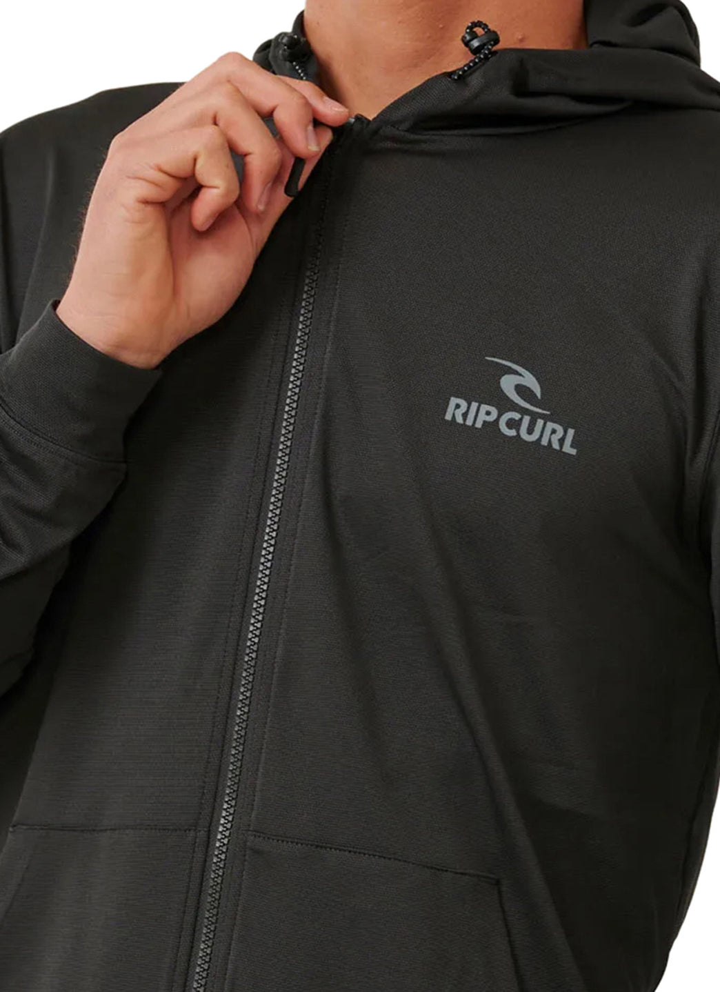 Rip Curl Men's Stack UPF 50 Zip Thru Hood Surf Shirt