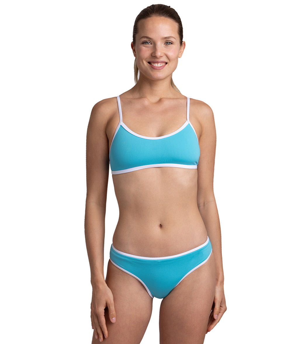 JOLYN Women's Jocelyn Contrast Bikini Top