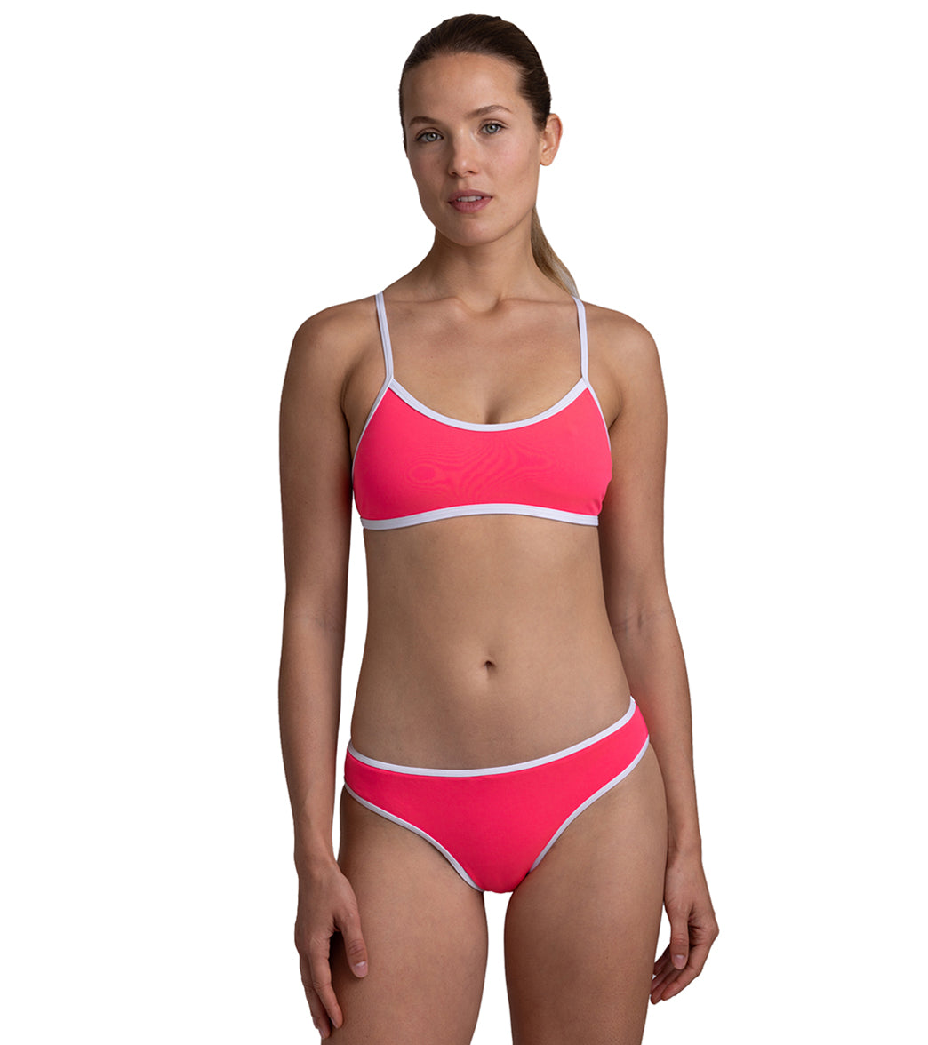 JOLYN Women's Jocelyn Contrast Bikini Top