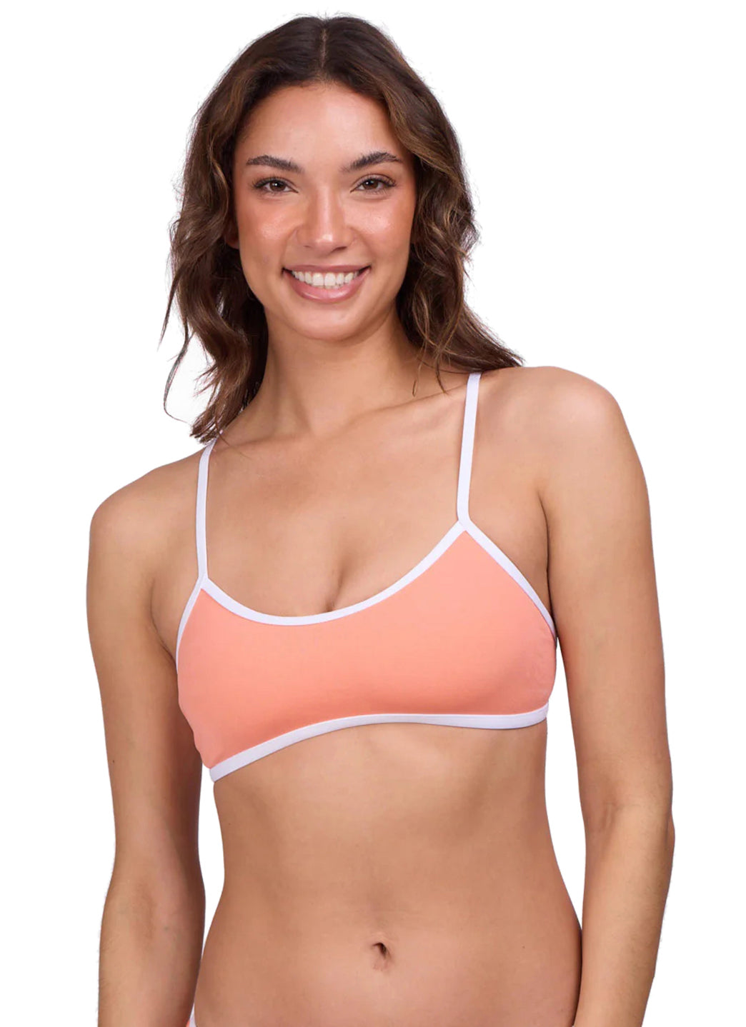 JOLYN Women's Jocelyn Contrast Bikini Top