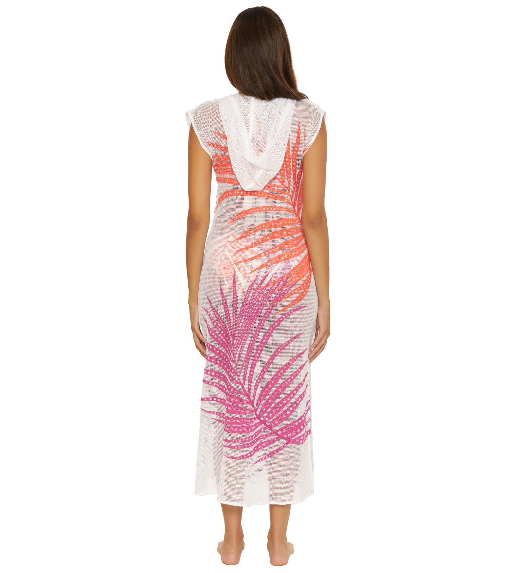 Trina Turk Women's Sheer Tropics Maxi Cover Up