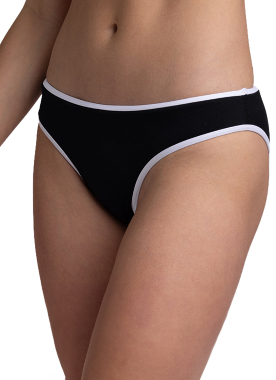 JOLYN Women's Whitney Contrast Bikini Bottom