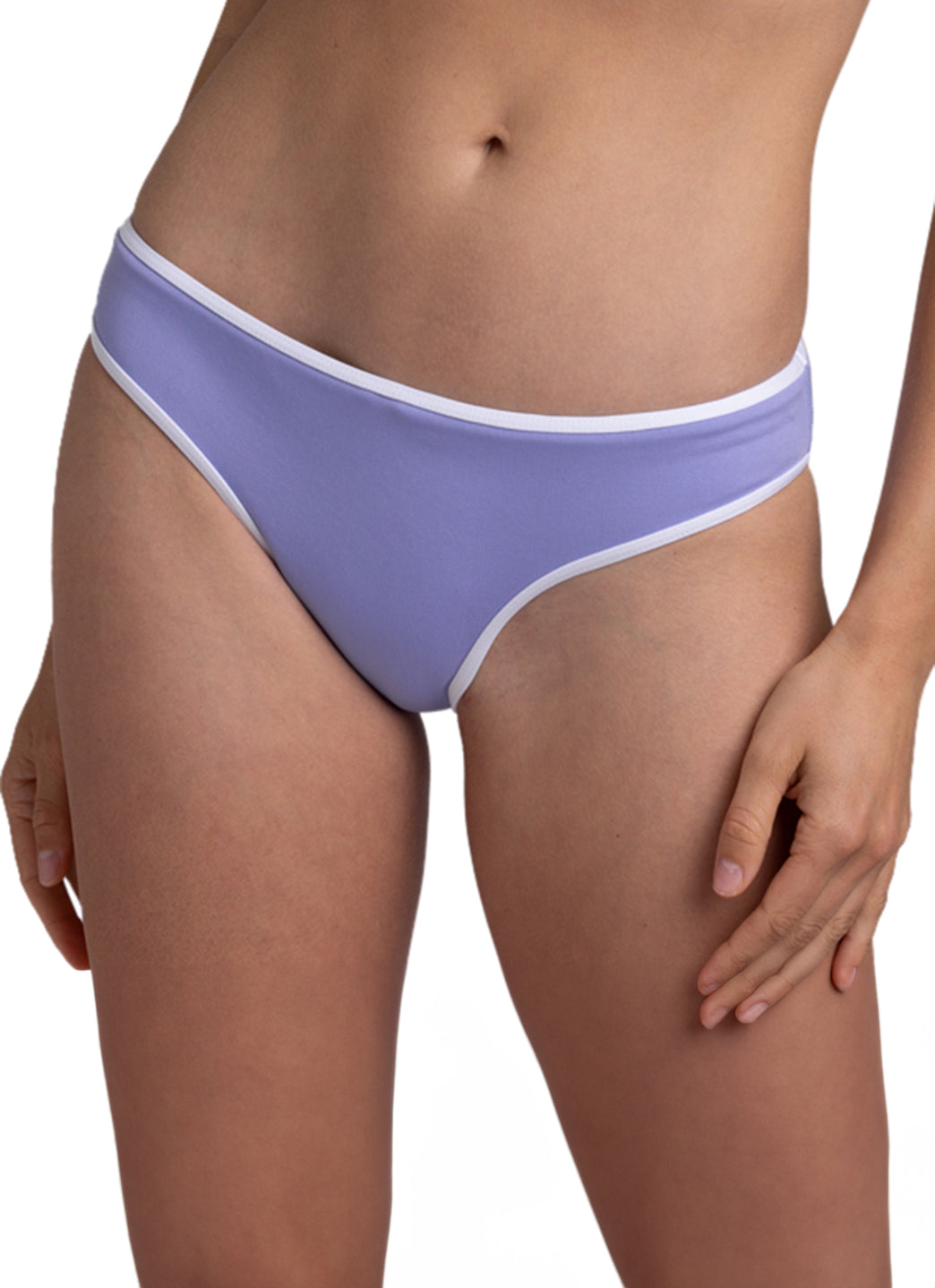 JOLYN Women's Whitney Contrast Bikini Bottom