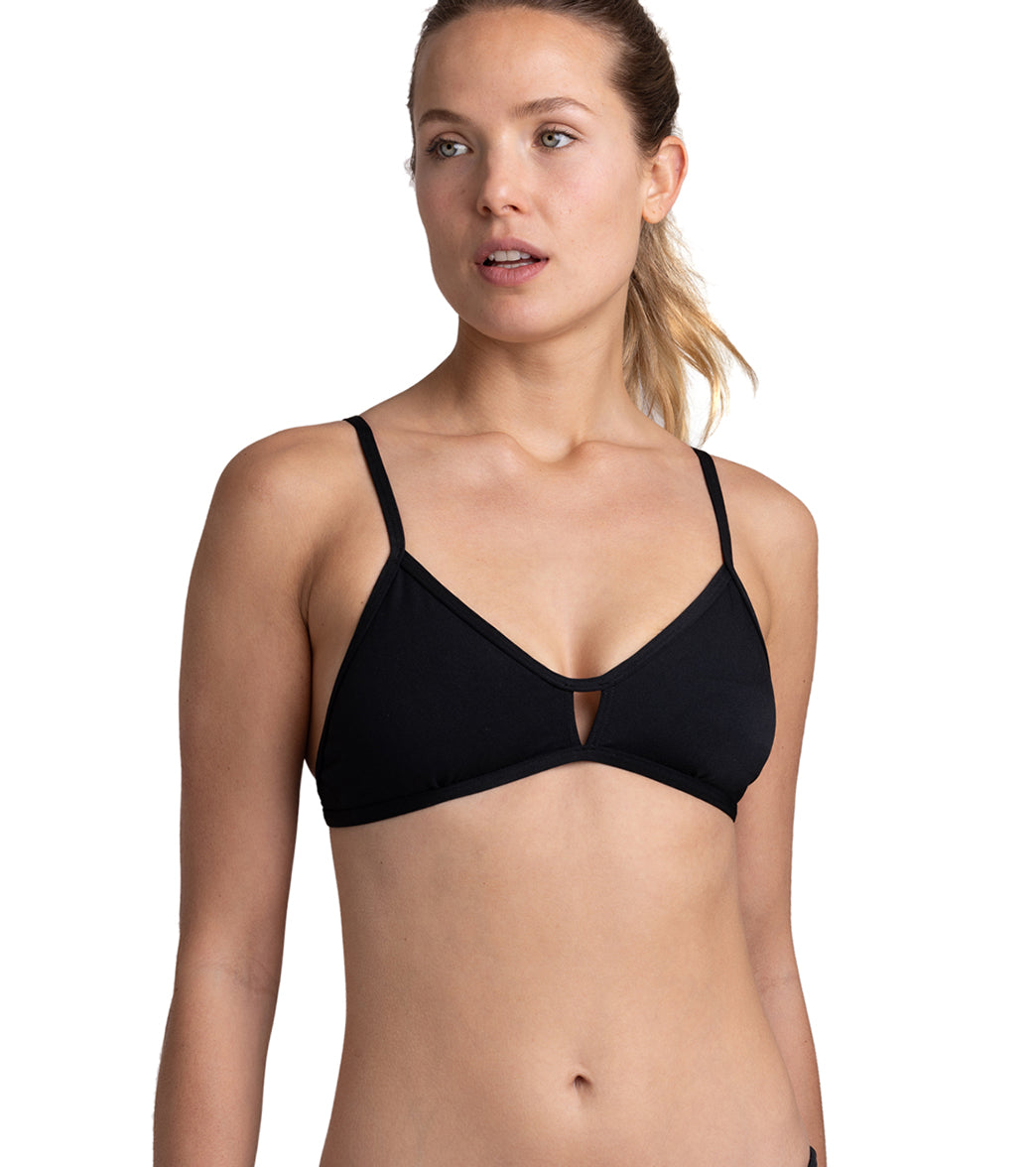 JOLYN Women's Chloe Solid Bikini Top